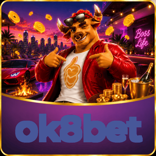 ok8bet Download Speed Test Logo - Teste de Velocidade Certificado